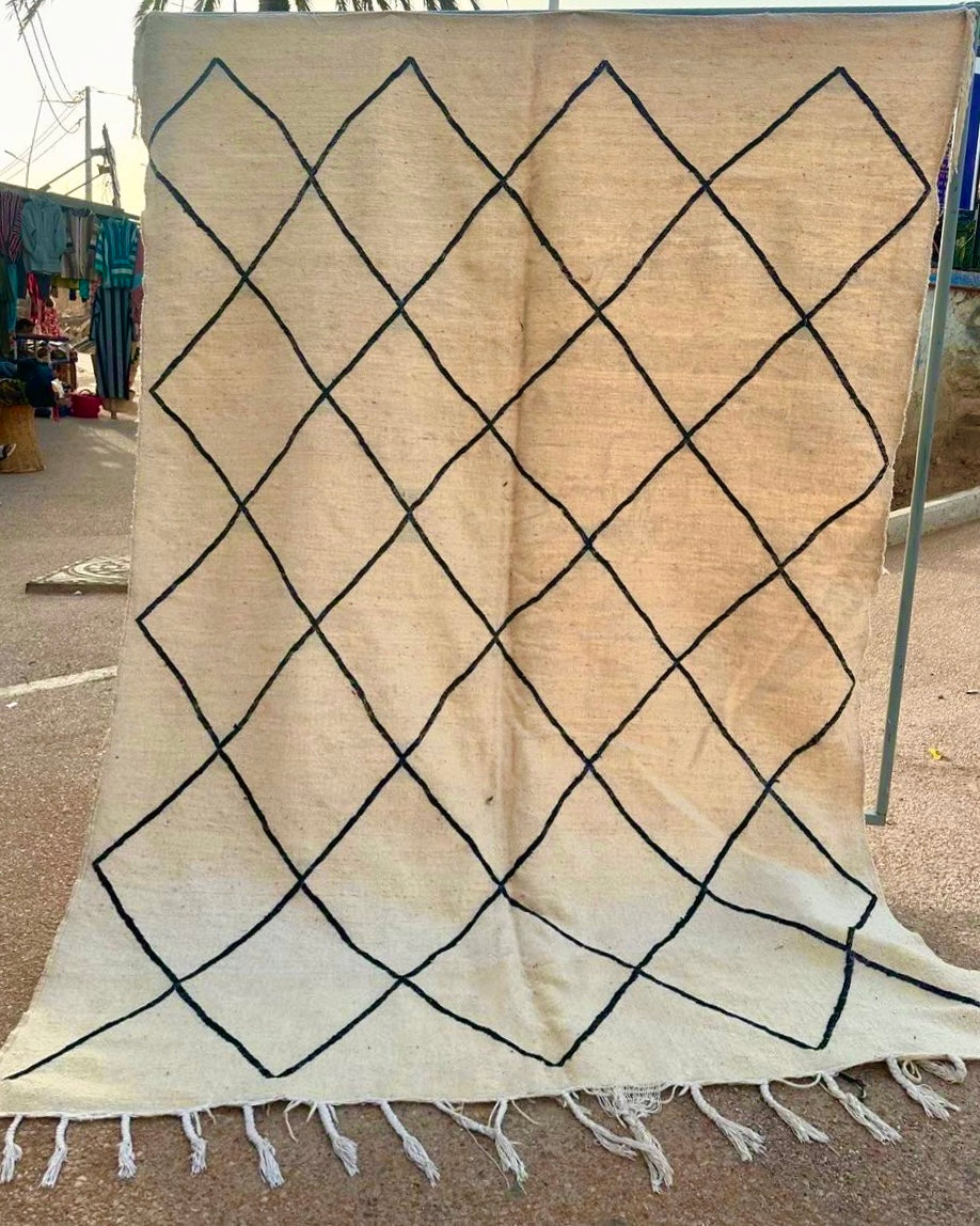 Carpet kelim size size 300 x 200 cm || 9.84 x 6.56 ft