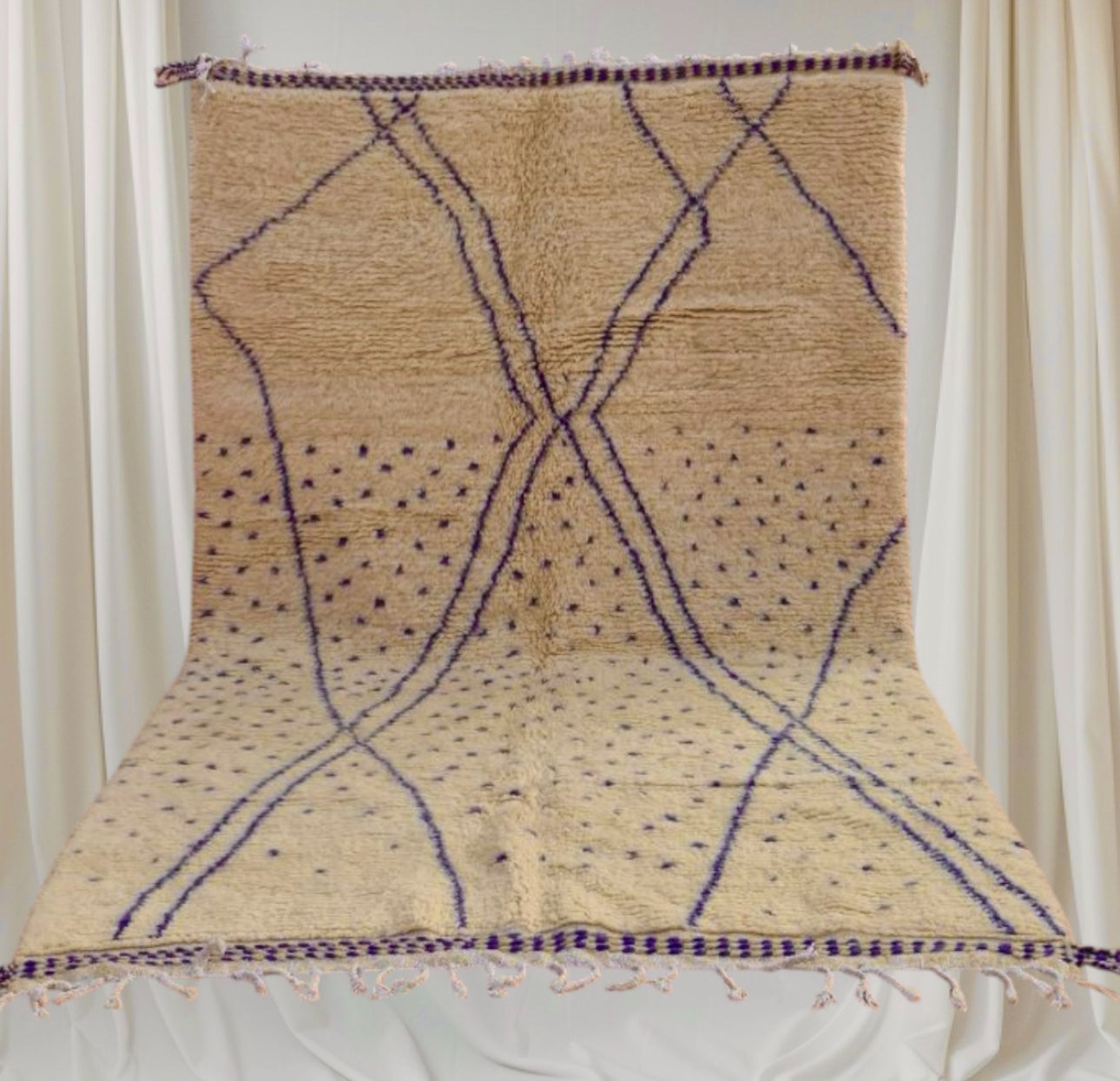 Handmade Azilal Rug, size 300 x 200 cm || 9.84 x 6.56 ft