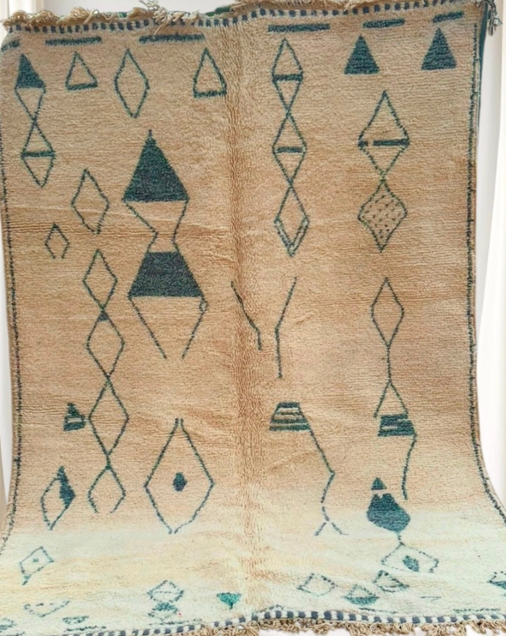 Carpet Beni Ouarain Rug LARGE size 300 x 200 cm || 9.84 x 6.56 ft