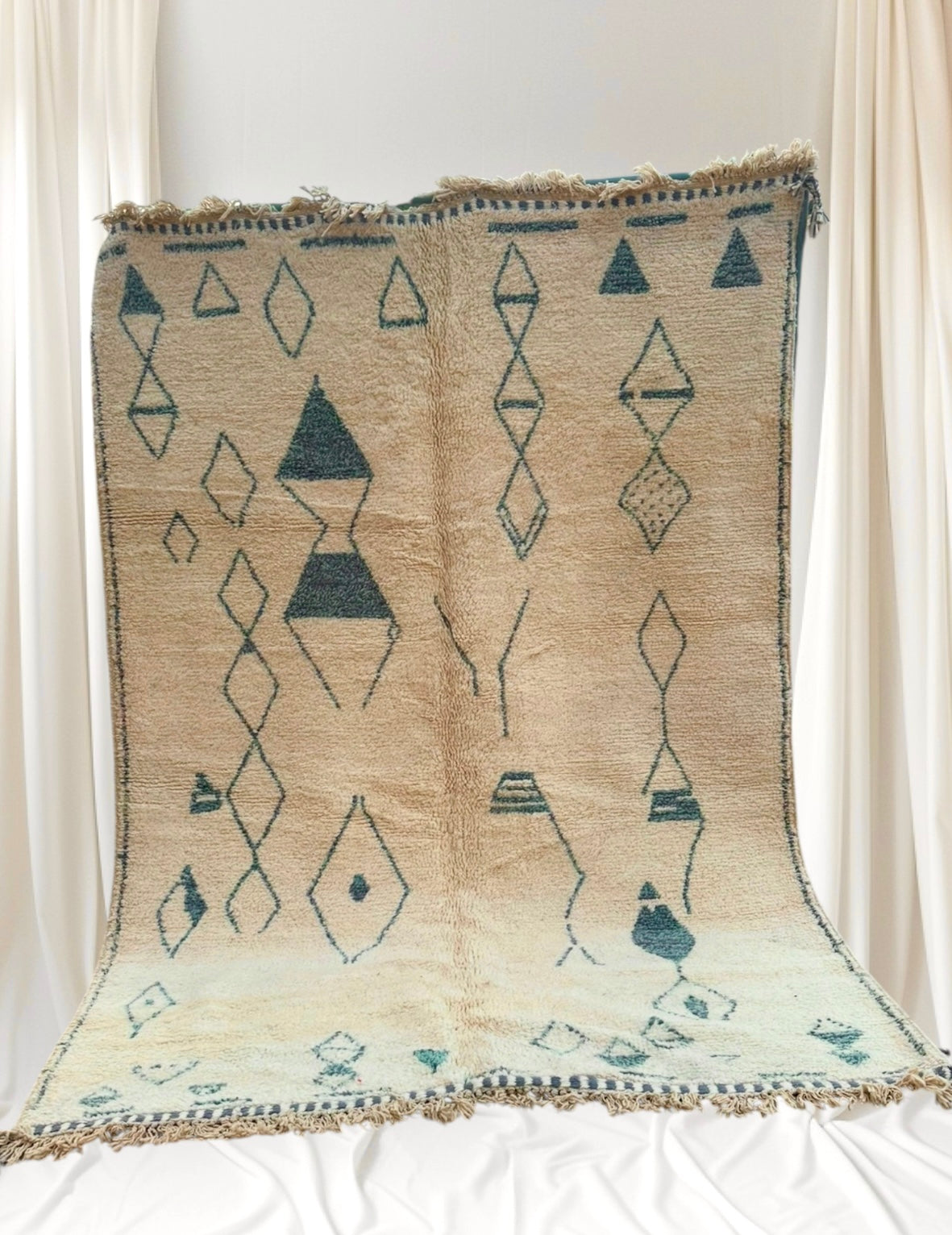 Carpet Beni Ouarain Rug LARGE size 300 x 200 cm || 9.84 x 6.56 ft