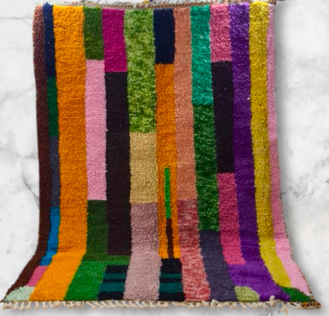 Beni Ouarain Rug size 250 x 150 cm || 8.2 x 4.92 ft