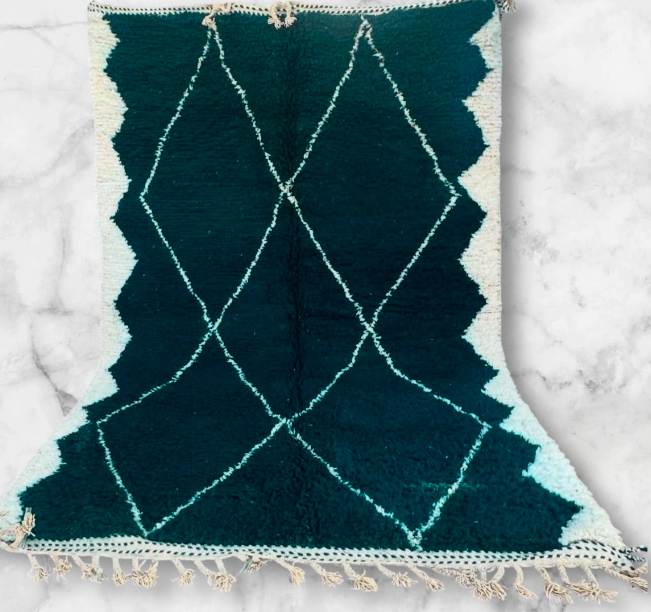 Carpet Beni Ouarain Rug LARGE size 300 x 200 cm || 9.84 x 6.56 ft