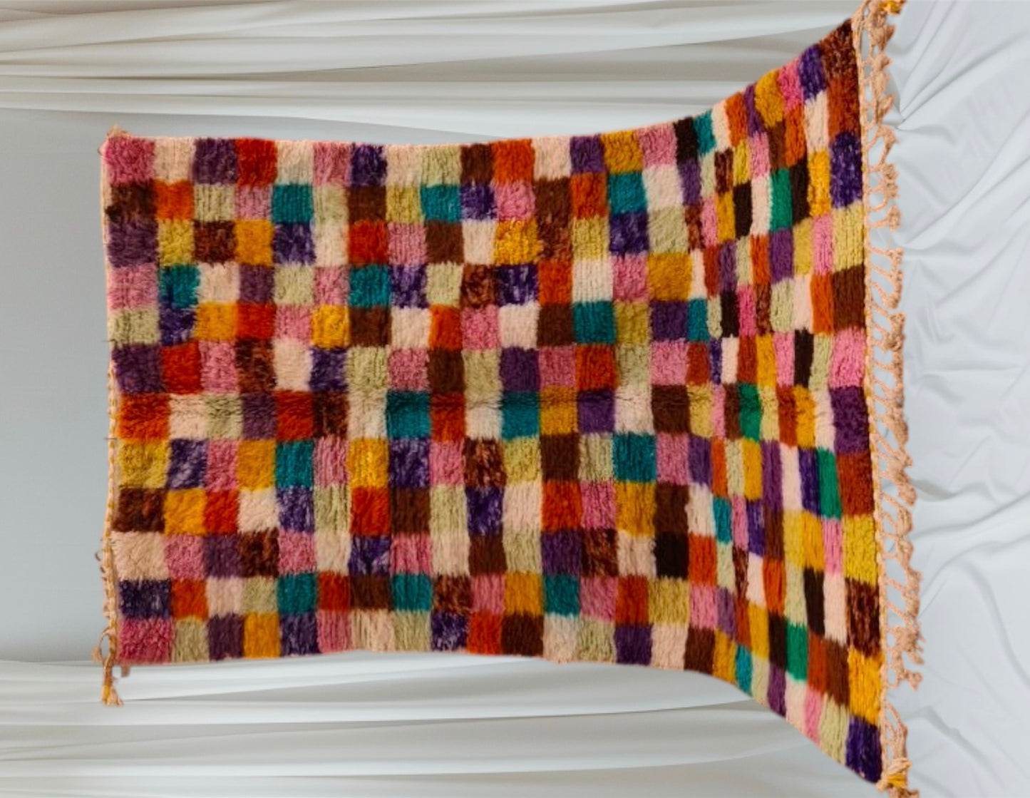 Beni Ouarain Rug size 250 x 150 cm || 8.2 x 4.92 ft