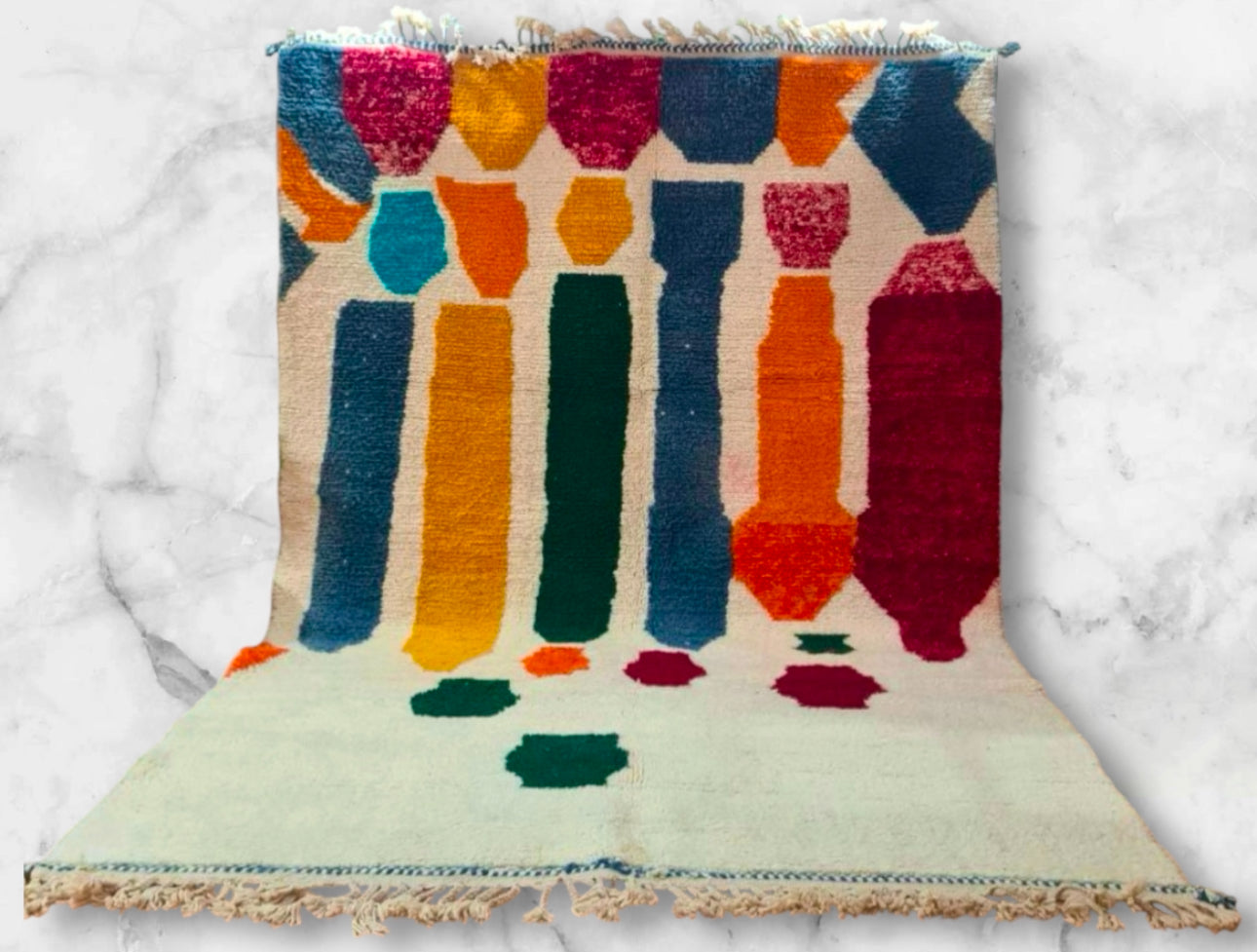 Carpet Beni Ouarain Rug LARGE size 300 x 200 cm || 9.84 x 6.56 ft