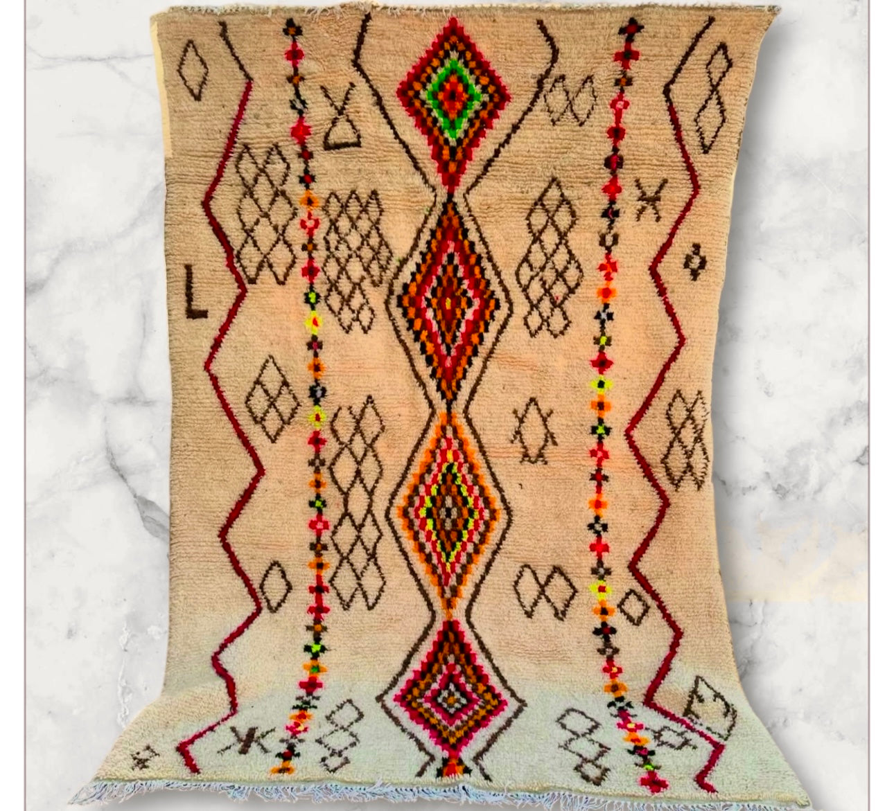 Azilal Rug, size 300 x 200 cm || 9.84 x 6.56 ft