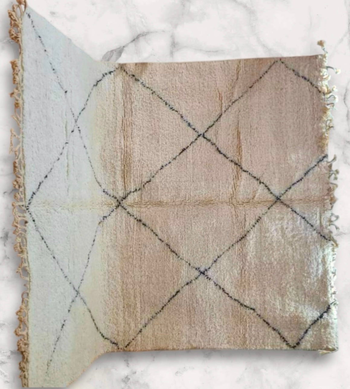 Carpet Beni Ouarain Rug LARGE size 300 x 200 cm || 9.84 x 6.56 ft