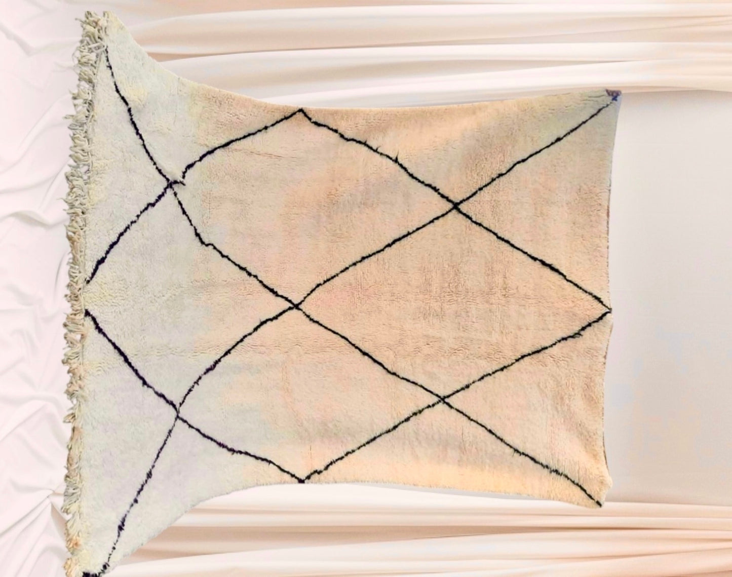 Carpet Beni Ouarain Rug LARGE size 300 x 200 cm || 9.84 x 6.56 ft