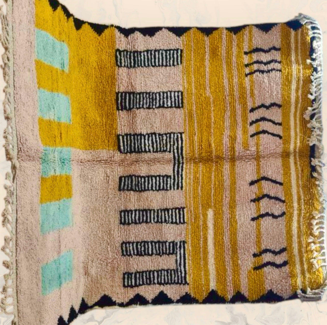 Carpet Beni Ouarain Rug LARGE size 300 x 200 cm || 9.84 x 6.56 ft