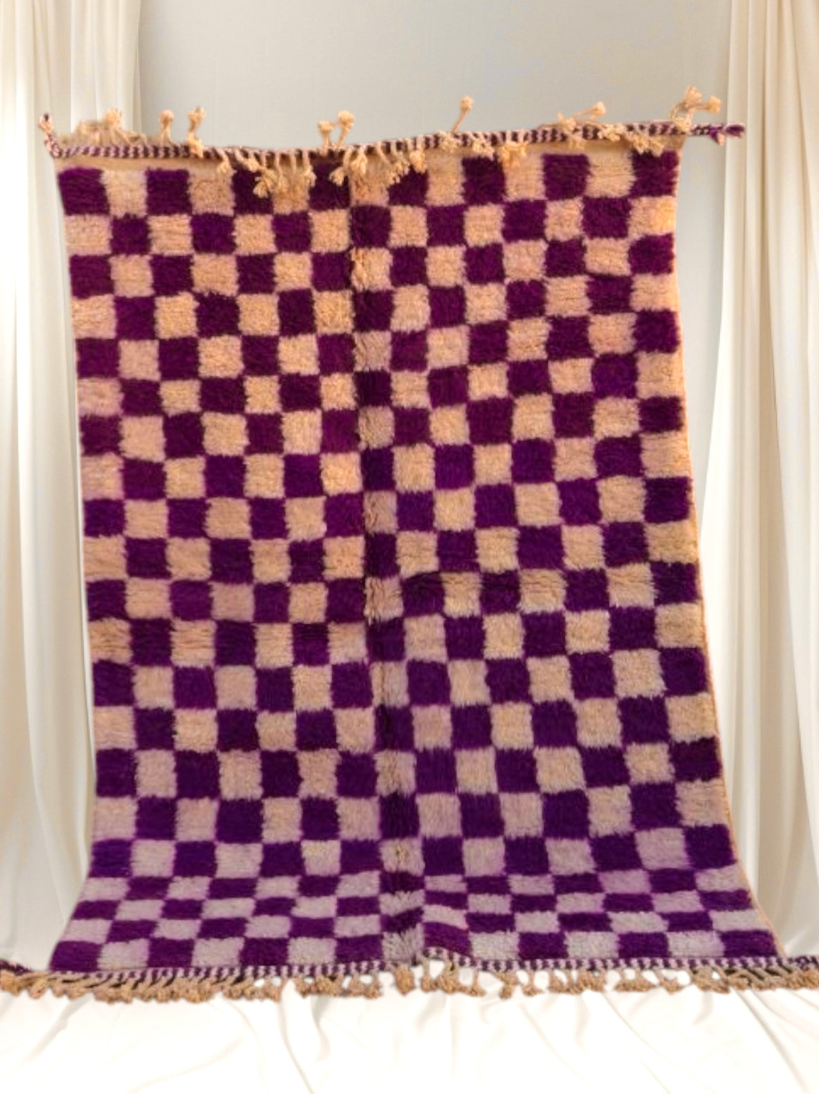Beni Ouarain Rug size 250 x 150 cm || 8.2 x 4.92 ft