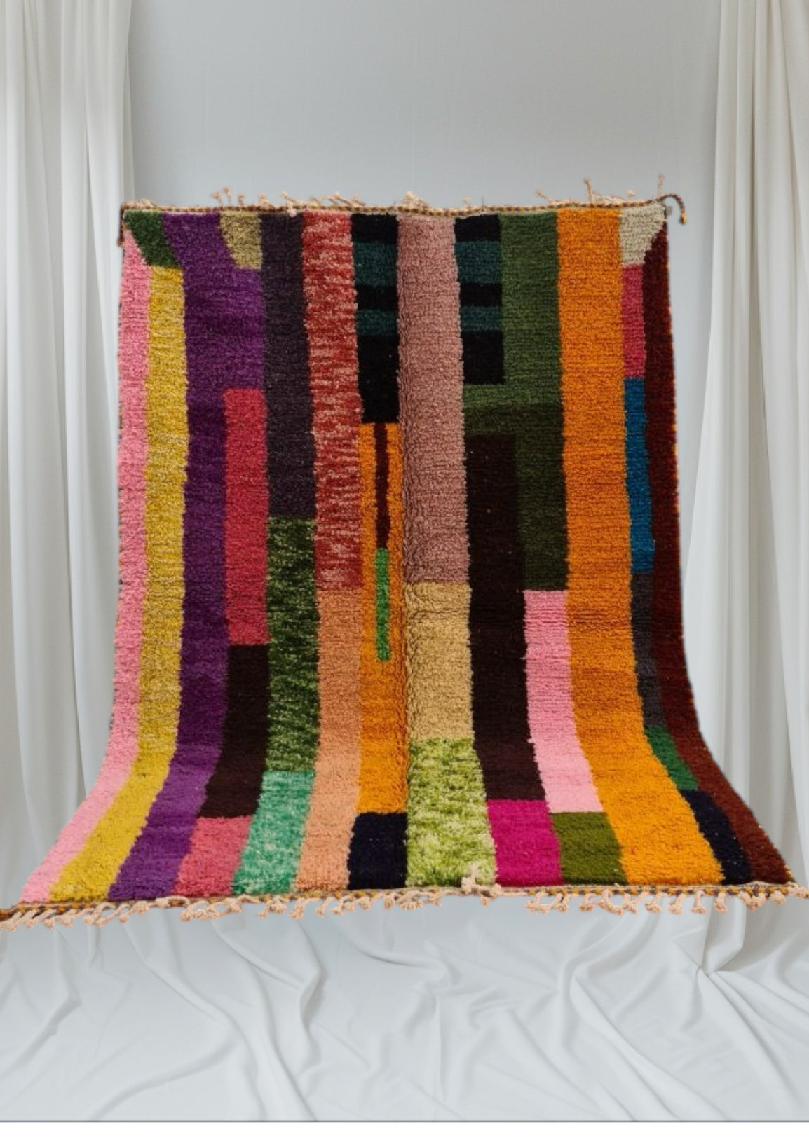 Beni Ouarain Rug size 250 x 150 cm || 8.2 x 4.92 ft