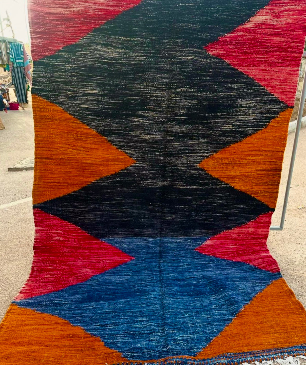 Carpet kelim size size 300 x 200 cm || 9.84 x 6.56 ft