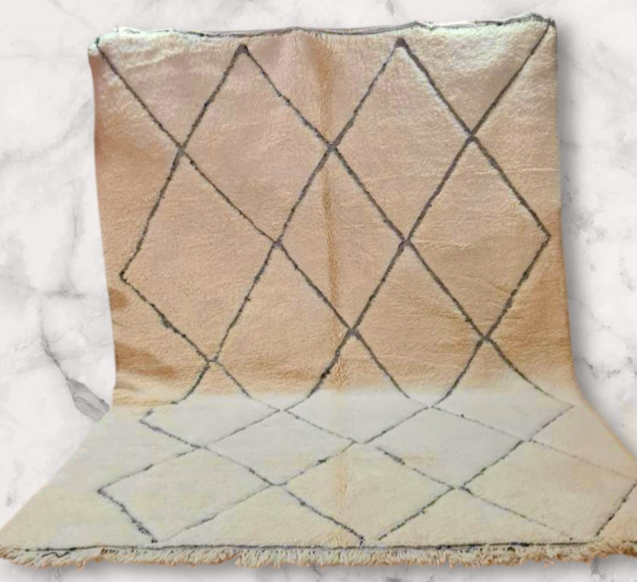 Carpet Beni Ouarain Rug LARGE size 300 x 200 cm || 9.84 x 6.56 ft