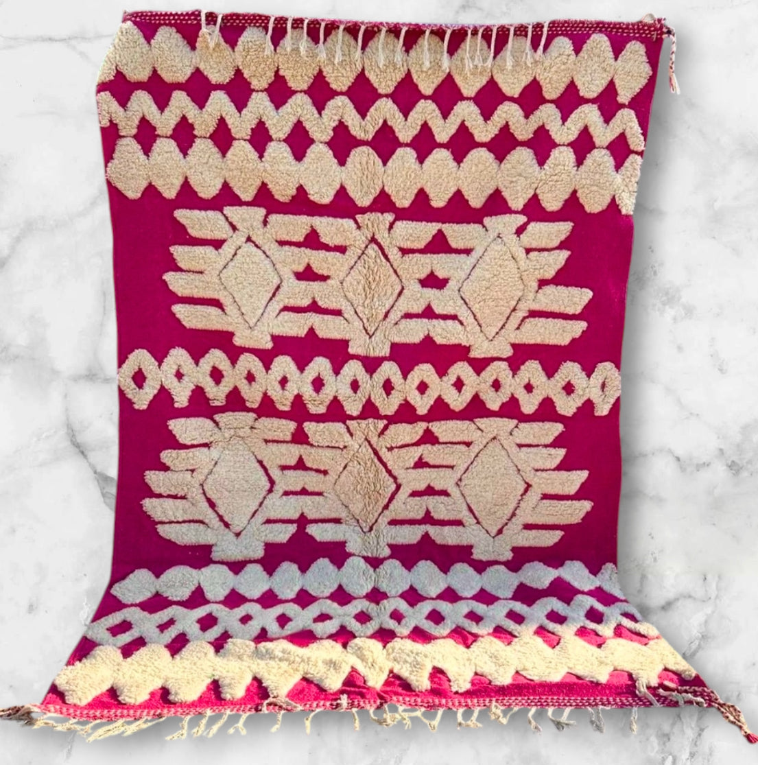 Carpet Beni Ouarain Rug LARGE size 300 x 200 cm || 9.84 x 6.56 ft