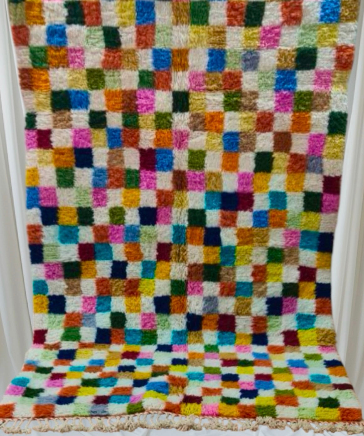 Beni Ouarain Rug size 250 x 150 cm || 8.2 x 4.92 ft