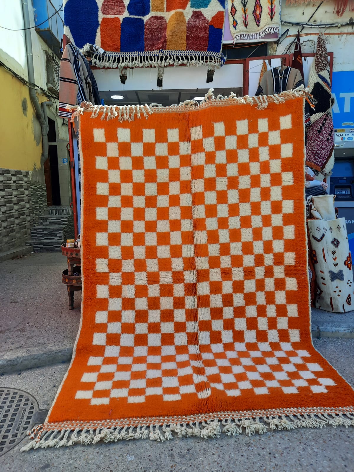 Handmade Azilal Rug, size 230 x 160 cm || 7.54 x 5.24 ft