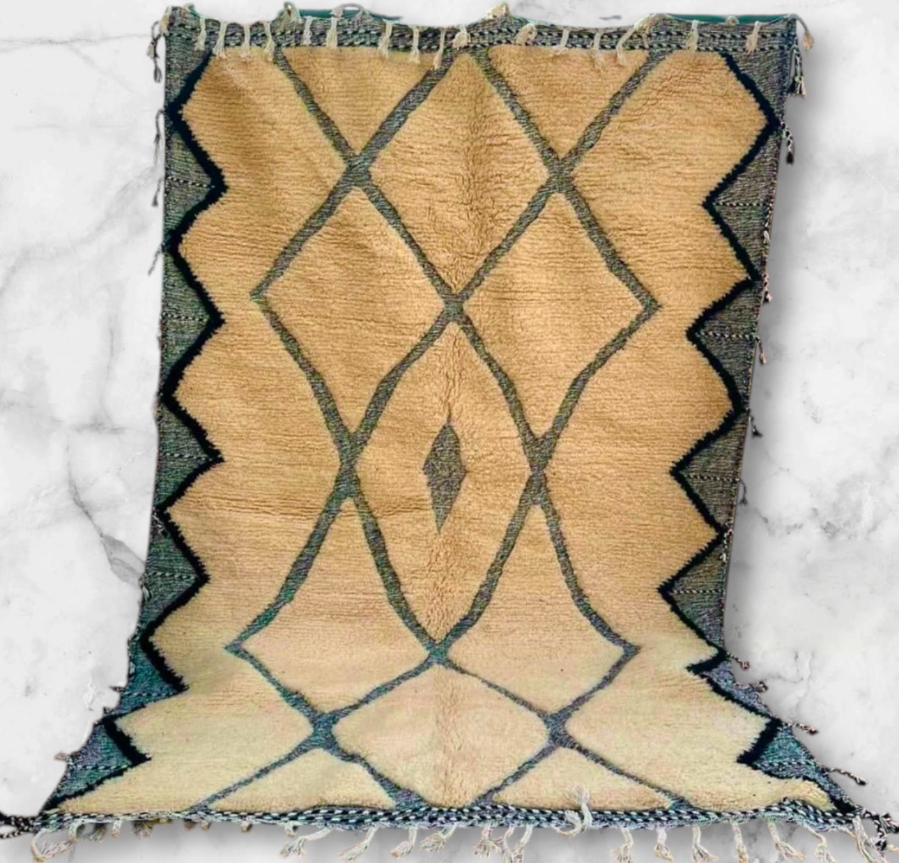 Carpet Beni Ouarain Rug LARGE size 300 x 200 cm || 9.84 x 6.56 ft