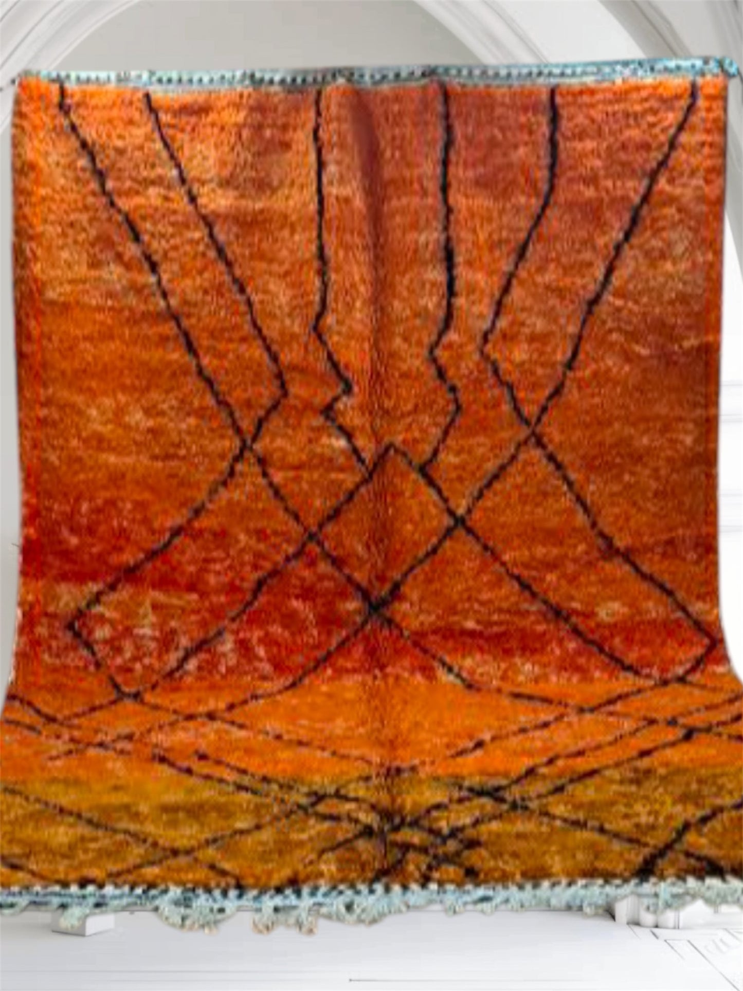 Carpet Beni Ouarain Rug LARGE size 300 x 200 cm || 9.84 x 6.56 ft