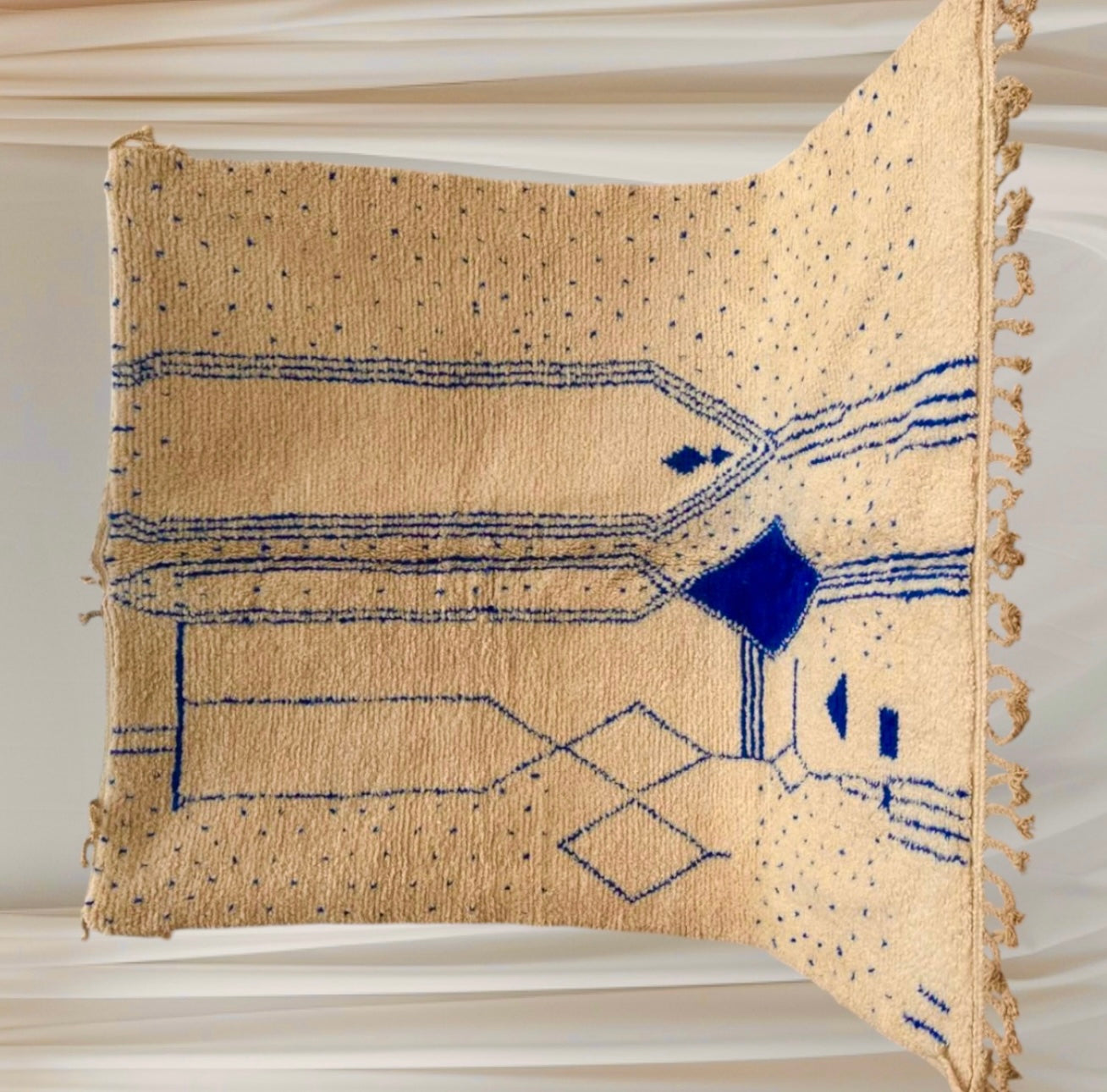 Beni Ouarain Rug size 300 x 200 cm || 9.84 x 6.56 ft