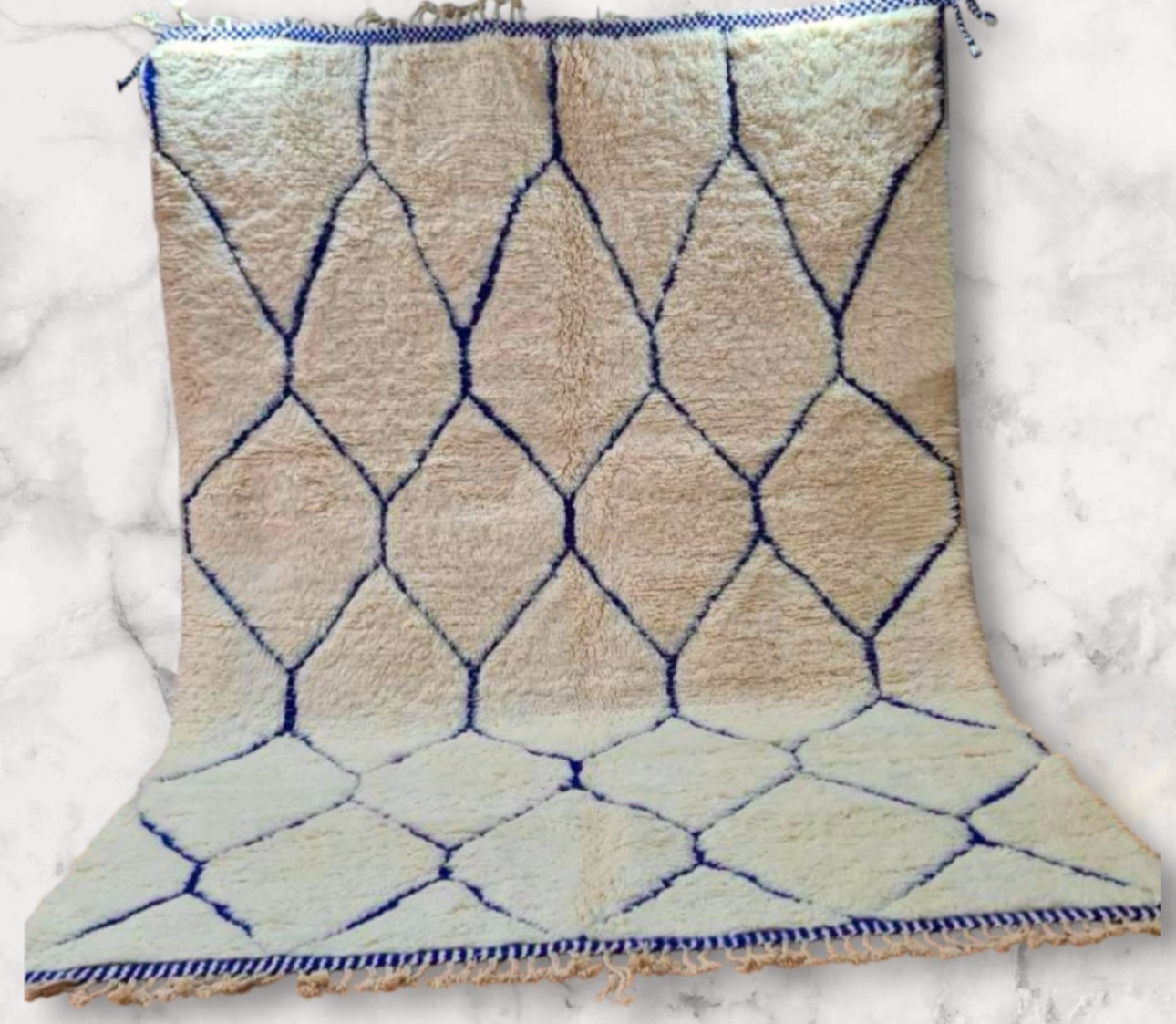 Carpet Beni Ouarain Rug LARGE size 300 x 200 cm || 9.84 x 6.56 ft