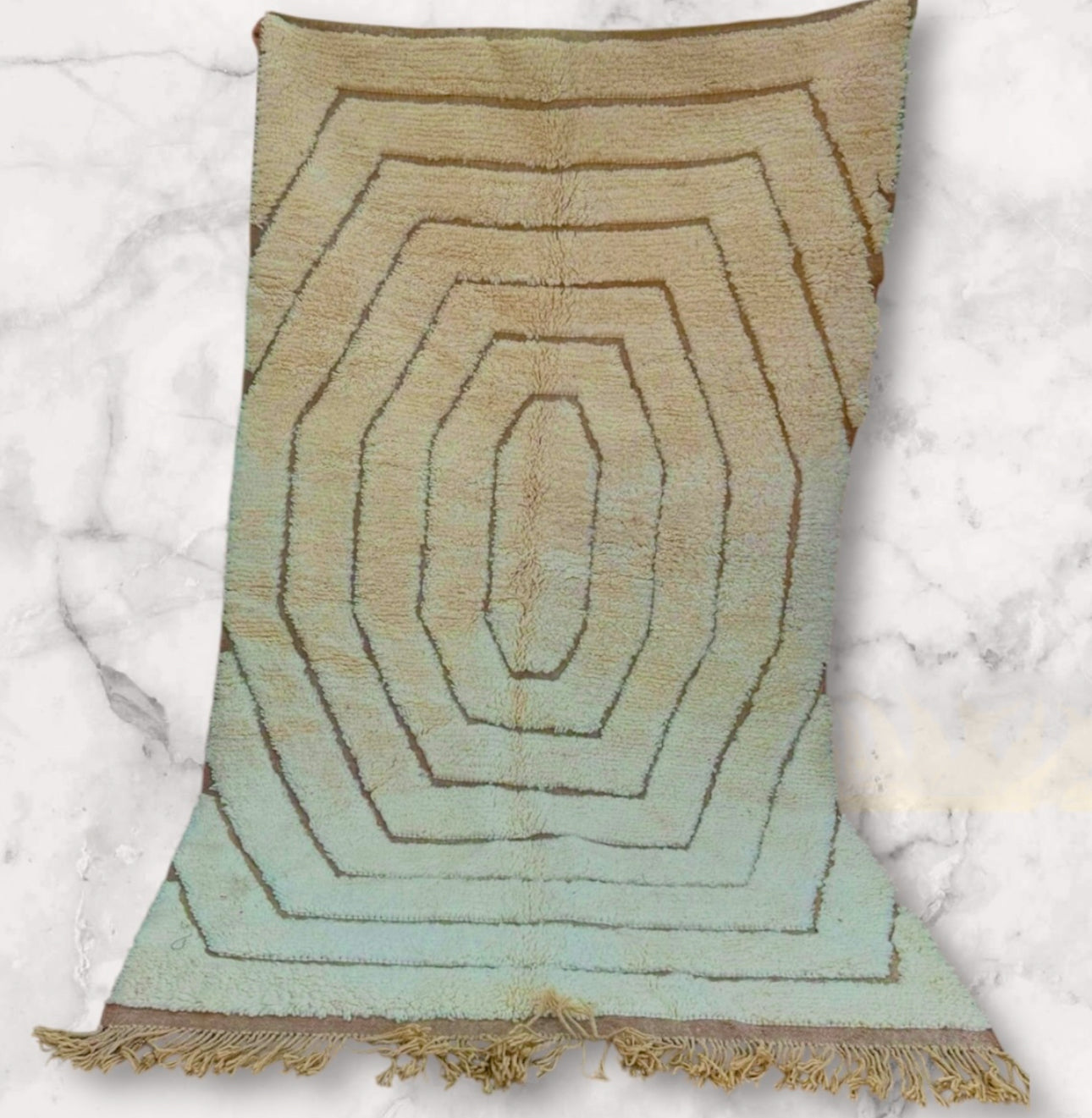 Beni Ouarain Rug size 250 x 150 cm || 8.2 x 4.92 ft