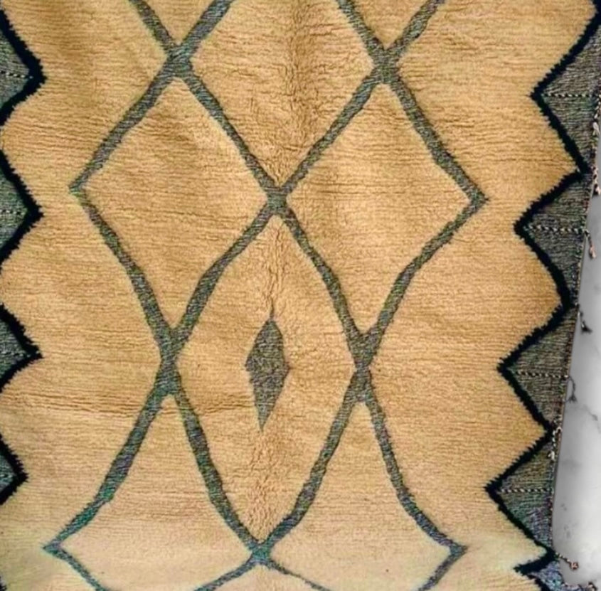 Carpet Beni Ouarain Rug LARGE size 300 x 200 cm || 9.84 x 6.56 ft