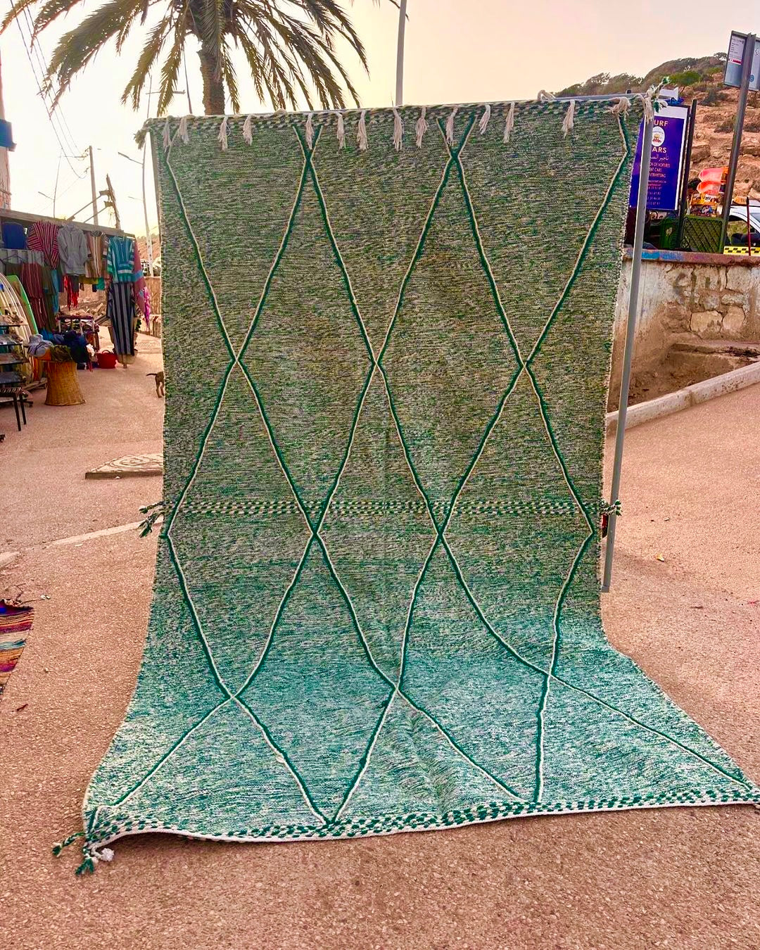 Carpet kelim size size 300 x 200 cm || 9.84 x 6.56 ft