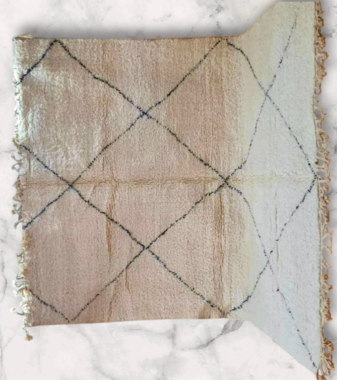 Carpet Beni Ouarain Rug LARGE size 300 x 200 cm || 9.84 x 6.56 ft