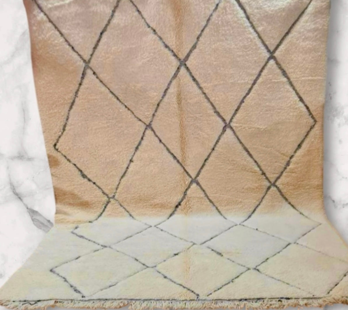 Carpet Beni Ouarain Rug LARGE size 300 x 200 cm || 9.84 x 6.56 ft