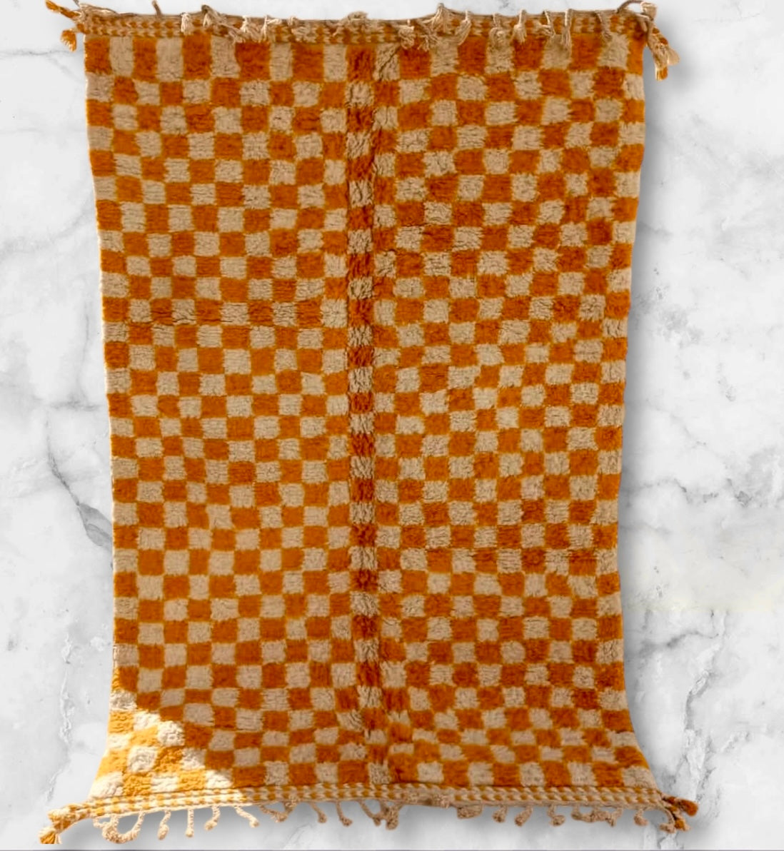 Beni Ouarain Rug size 250 x 150 cm || 8.2 x 4.92 ft
