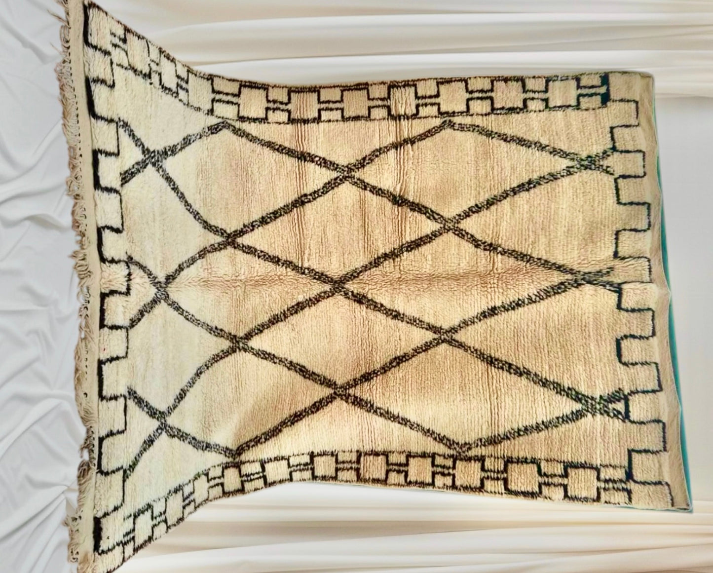 Carpet Beni Ouarain Rug LARGE size 300 x 200 cm || 9.84 x 6.56 ft