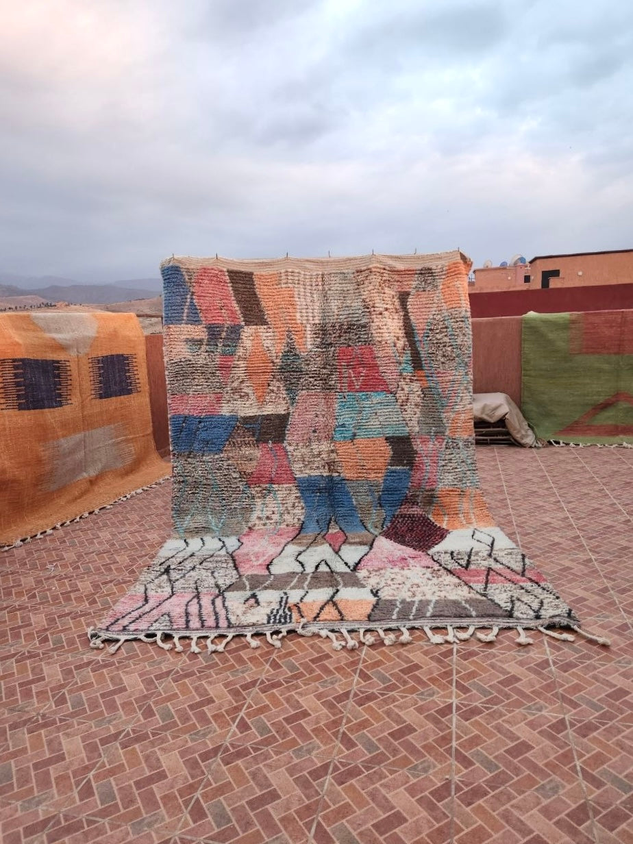 Handmade Azilal Rug, size 300 x 200 cm || 9.84 x 6.56 ft