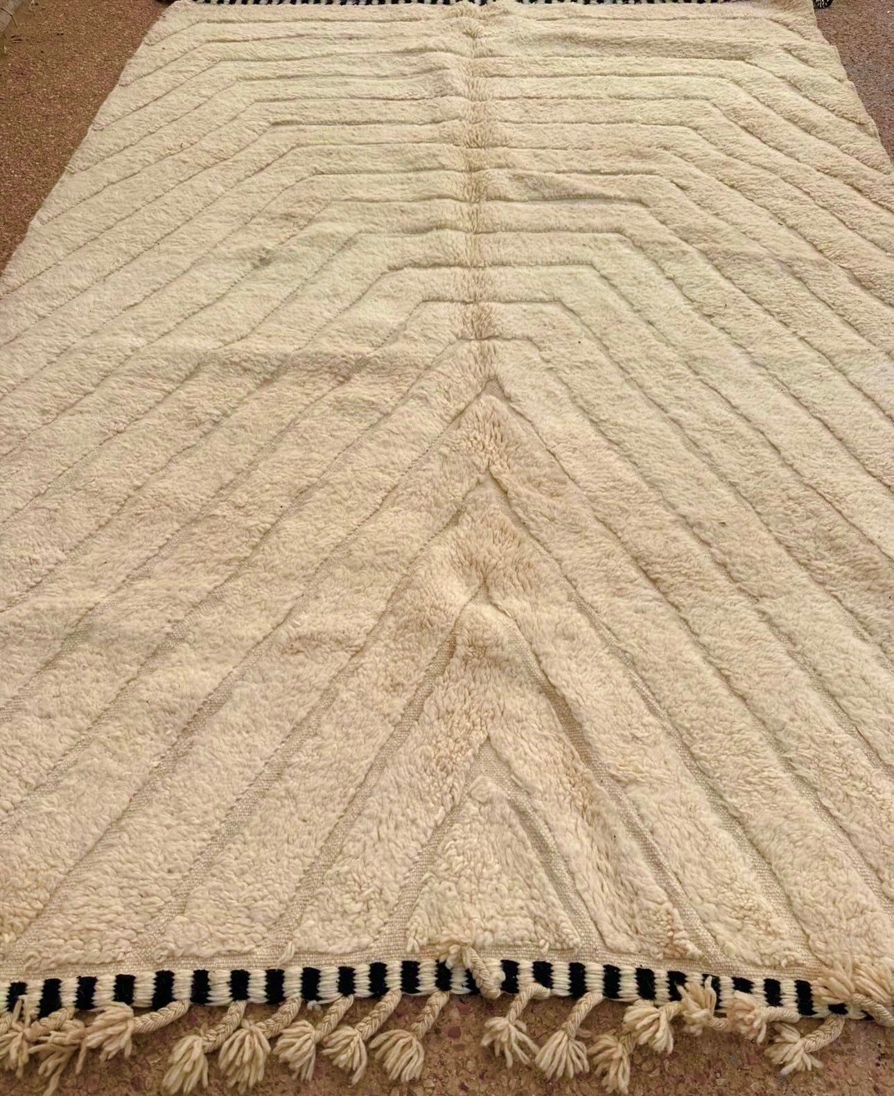 Carpet Beni Ouarain Rug LARGE size 300 x 200 cm || 9.84 x 6.56 ft
