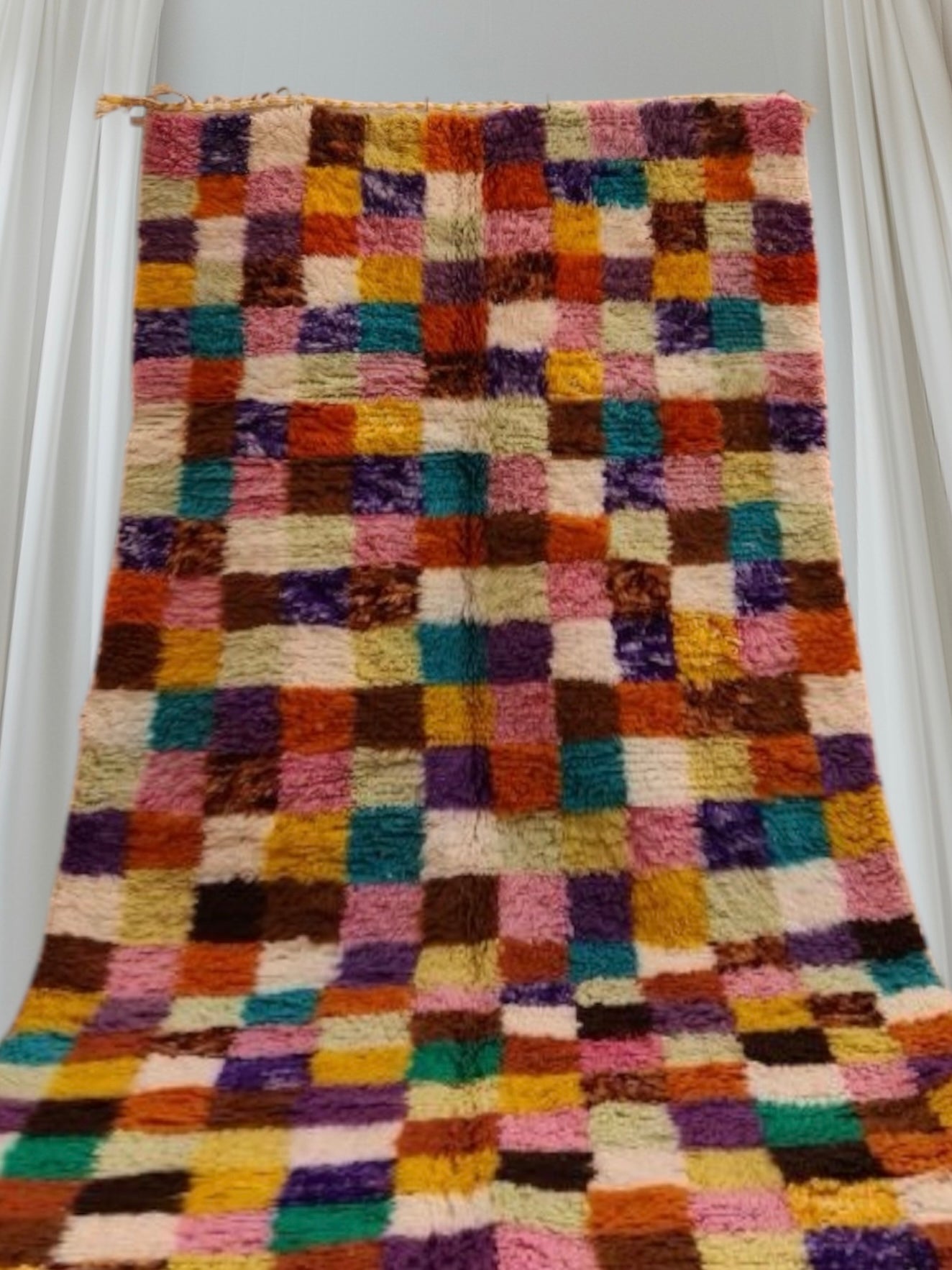 Beni Ouarain Rug size 250 x 150 cm || 8.2 x 4.92 ft