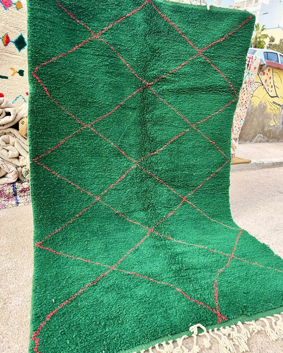 Beni Ouarain Rug size 270 x 170 cm || 8.85 x 5.57 ft