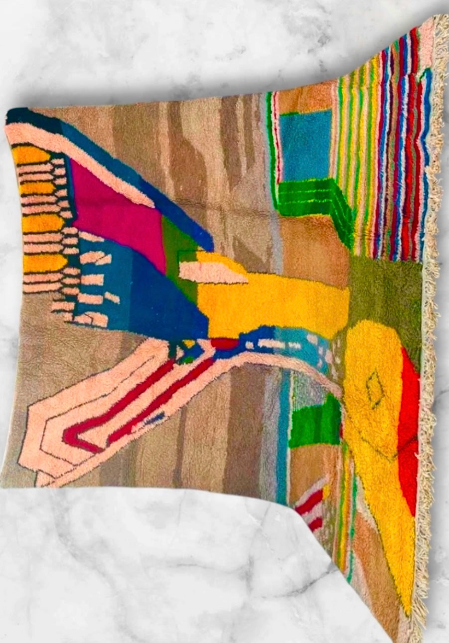 Beni Ouarain Rug size 330 x 260 cm || 10.82 x 8.53 ft