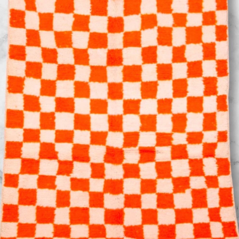 Beni Ouarain Rug size 250 x 150 cm || 8.2 x 4.92 ft