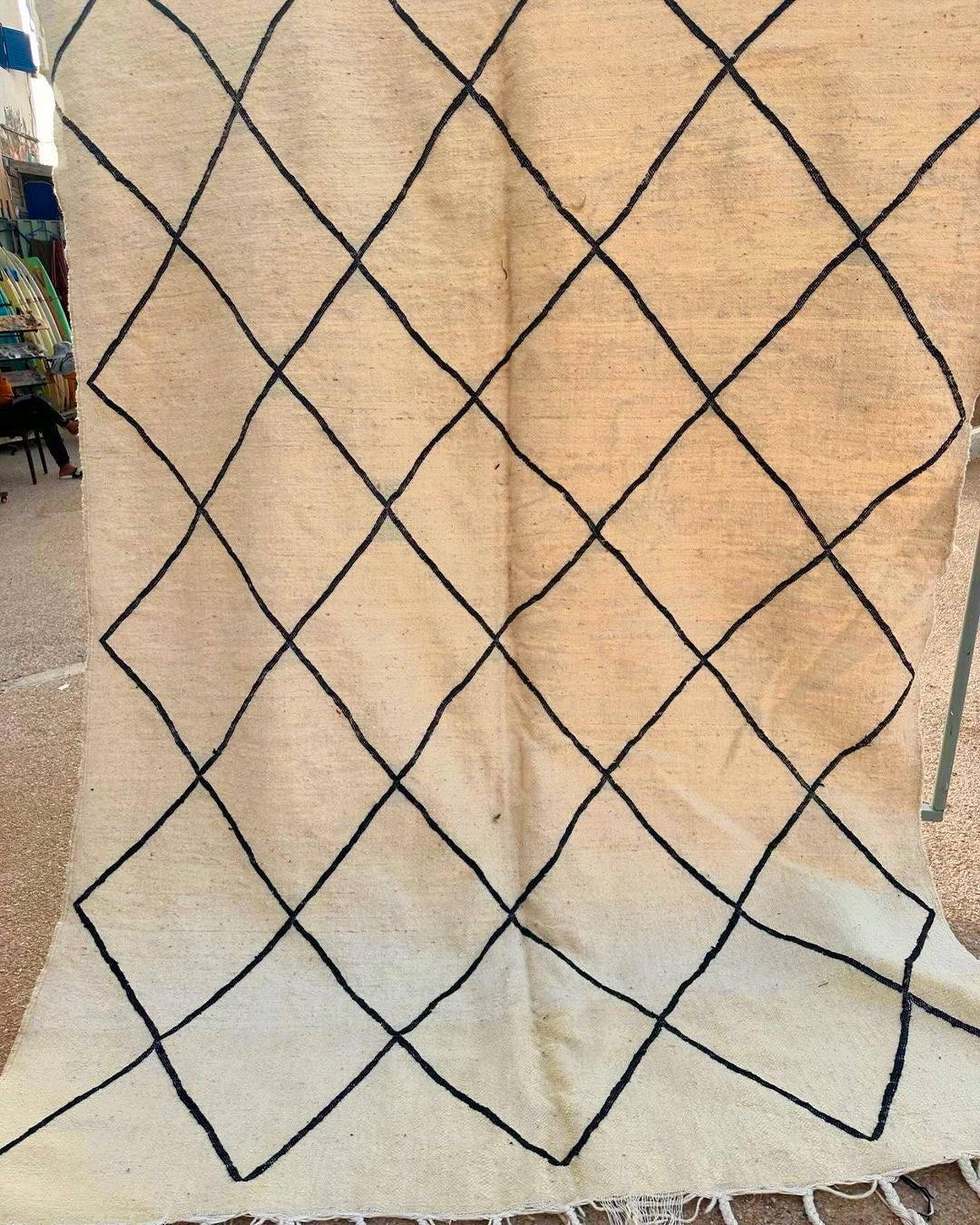 Carpet kelim size size 300 x 200 cm || 9.84 x 6.56 ft