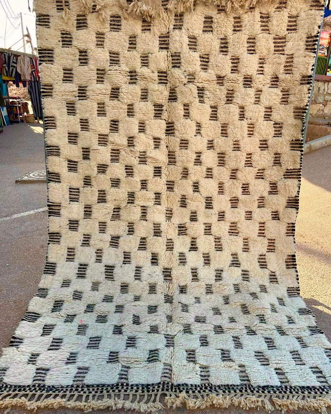 Carpet Beni Ouarain Rug LARGE size 300 x 200 cm || 9.84 x 6.56 ft