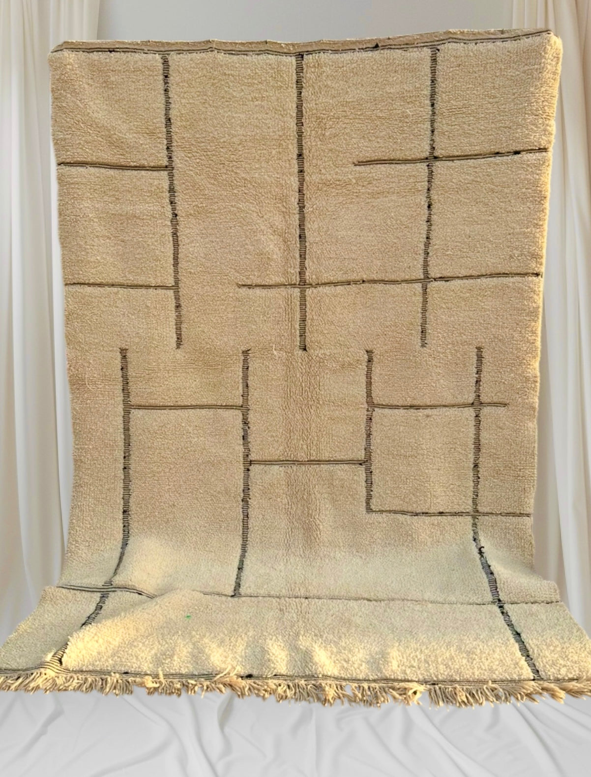 Beni Ouarain Rug size 300 x 200 cm || 9.84 x 6.56 ft