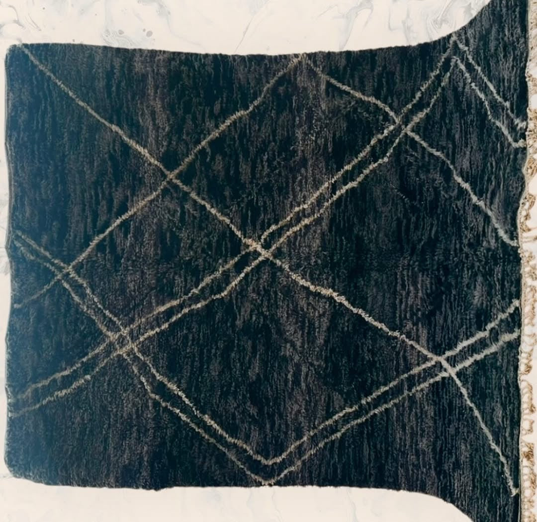 Carpet Beni Ouarain Rug LARGE size 300 x 200 cm || 9.84 x 6.56 ft