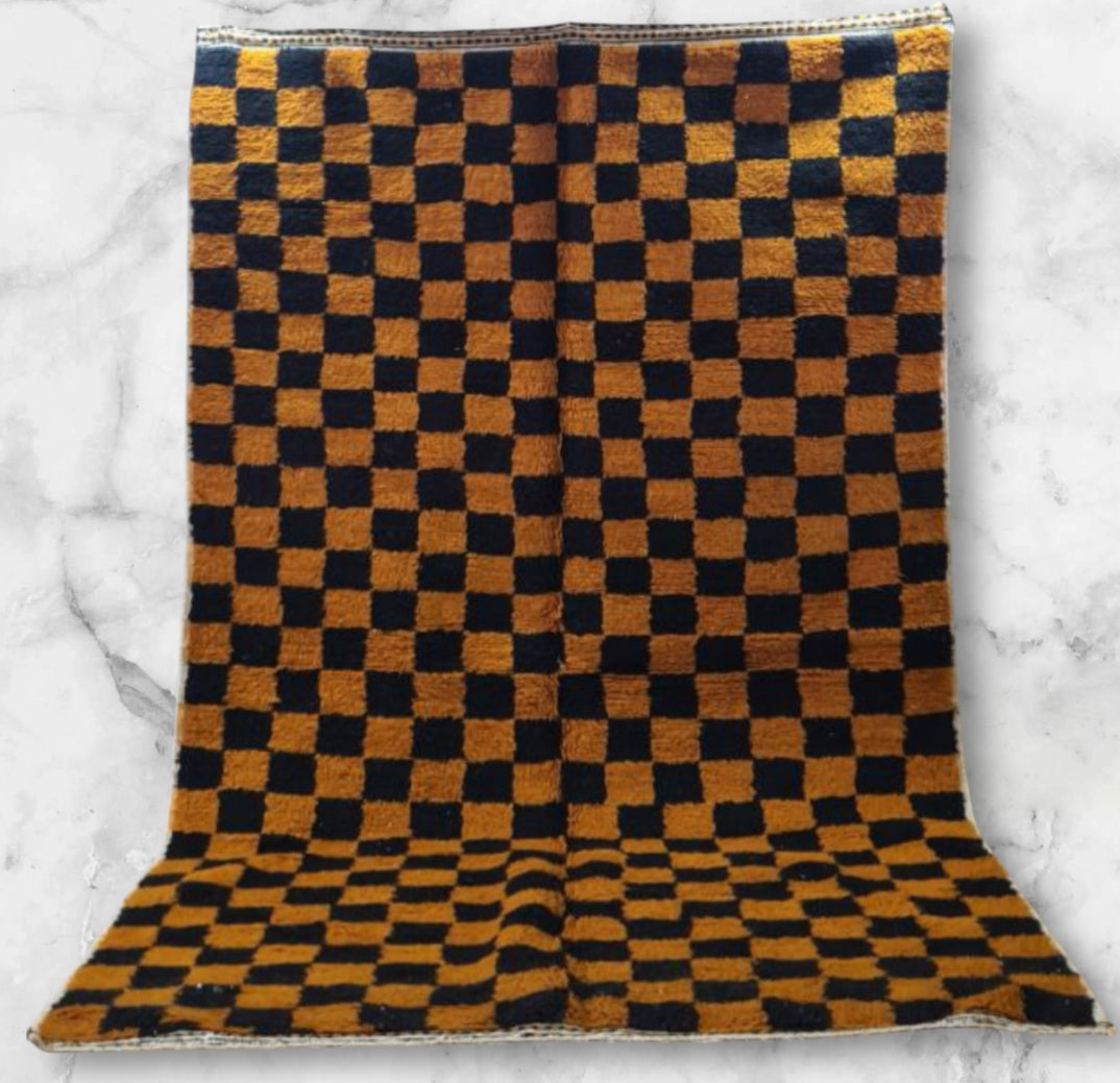 Beni Ouarain Rug size 250 x 150 cm || 8.2 x 4.92 ft