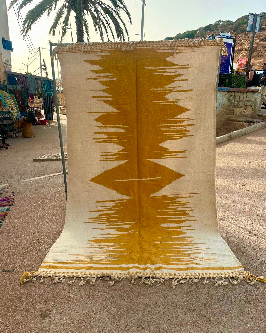 Carpet kelim size size 300 x 200 cm || 9.84 x 6.56 ft