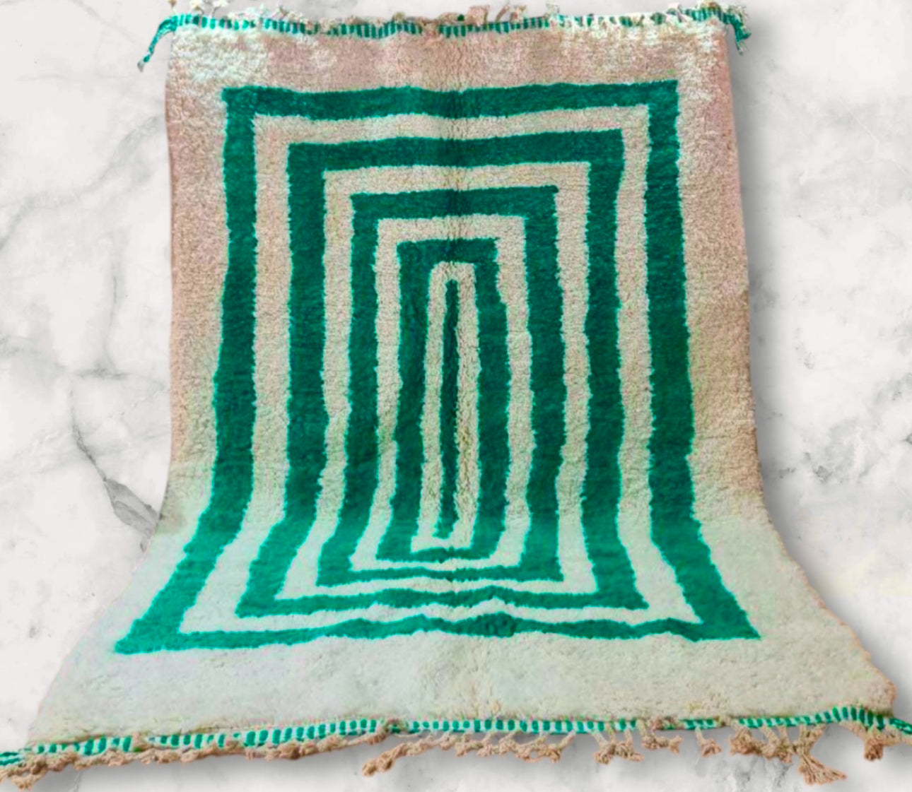 Carpet Beni Ouarain Rug LARGE size 300 x 200 cm || 9.84 x 6.56 ft