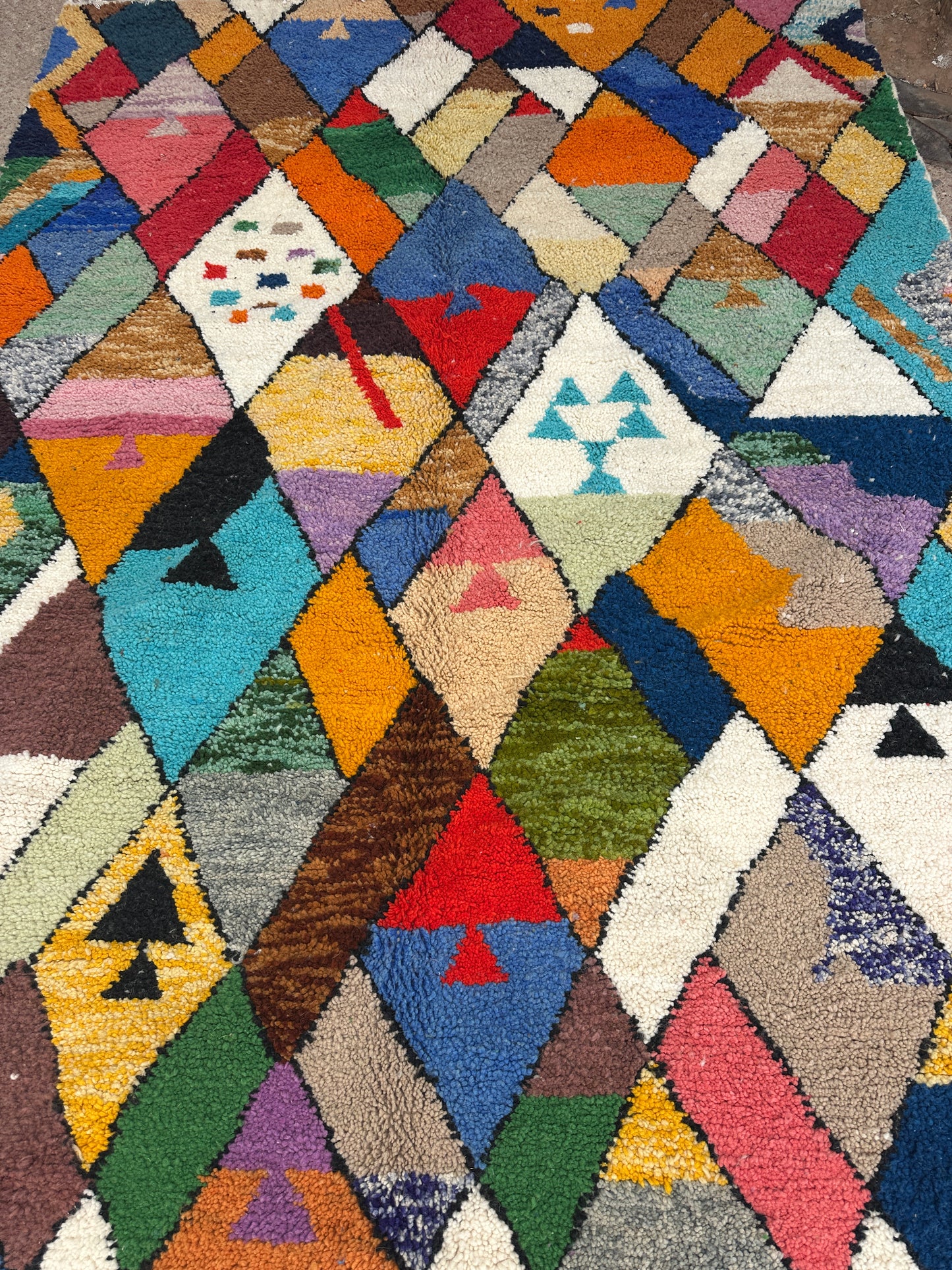 Carpet Beni Ouarain Rug LARGE size 300 x 200 cm || 9.84 x 6.56 ft