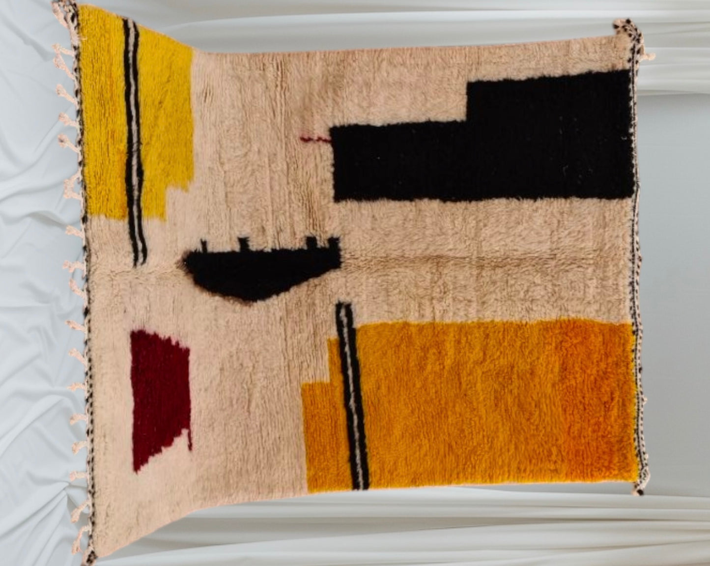 Beni Ouarain Rug size 250 x 150 cm || 8.2 x 4.92 ft