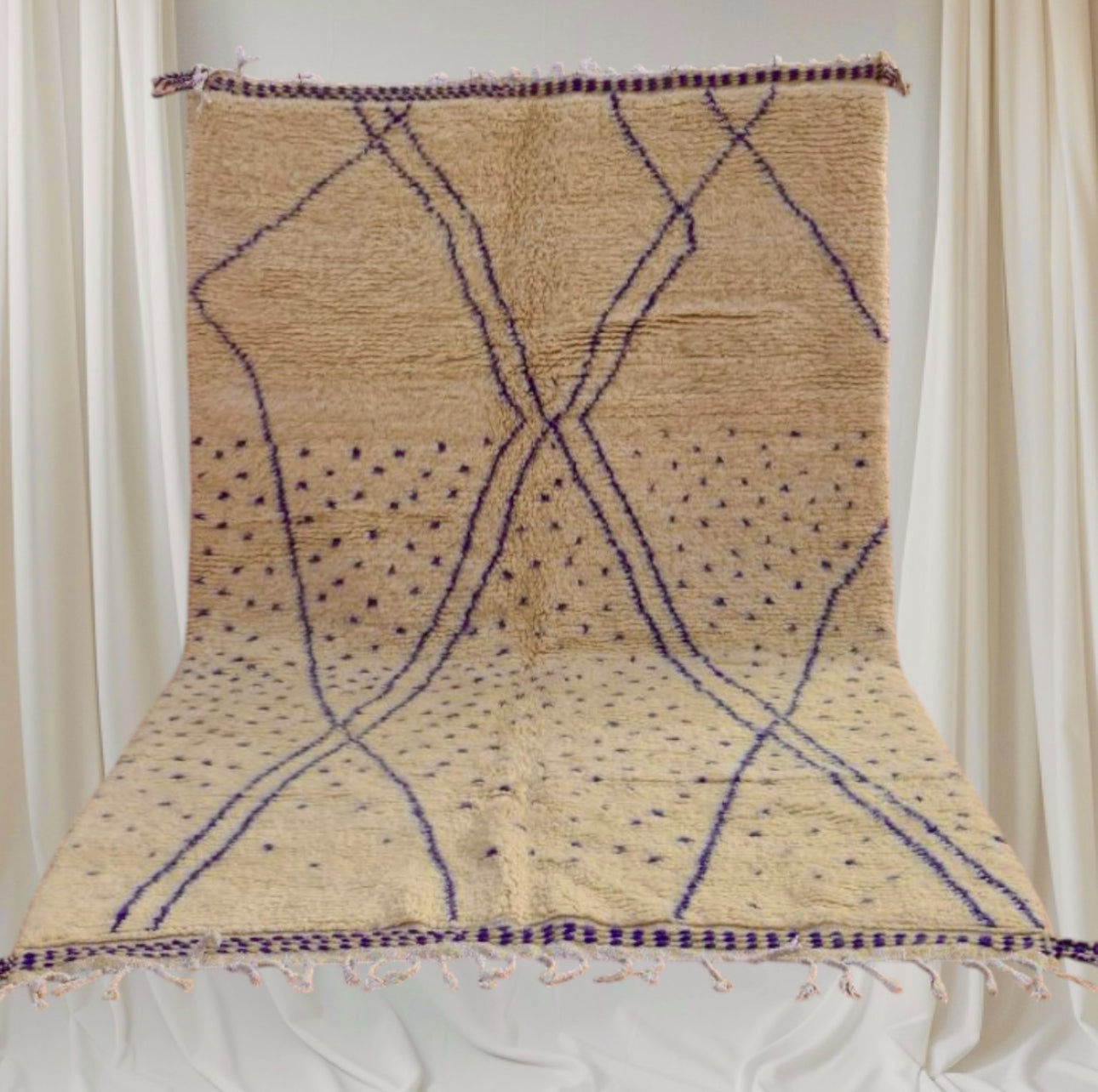 Handmade Azilal Rug, size 300 x 200 cm || 9.84 x 6.56 ft