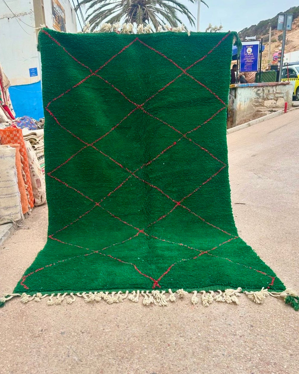 Beni Ouarain Rug size 270 x 170 cm || 8.85 x 5.57 ft