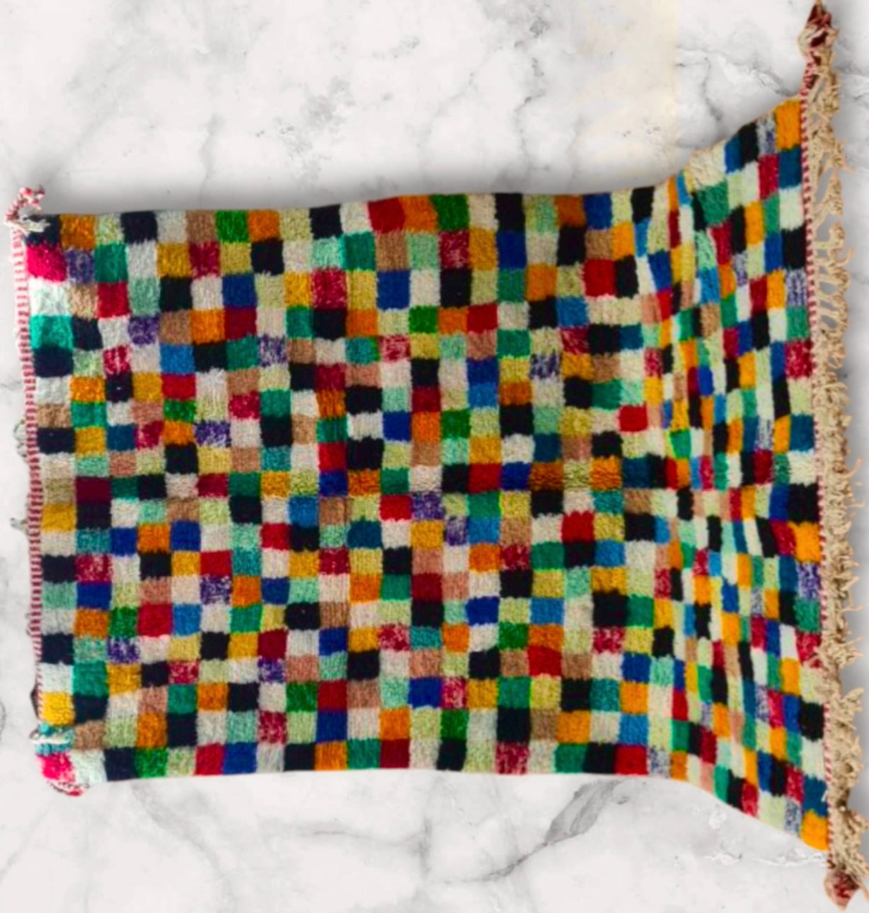 Beni Ouarain Rug size 250 x 150 cm || 8.2 x 4.92 ft