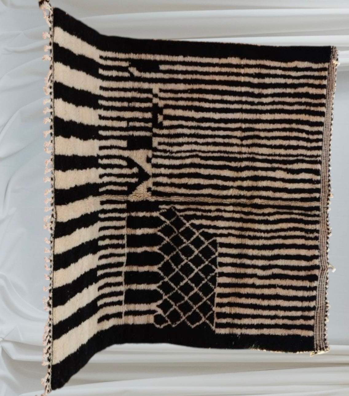 Carpet Beni Ouarain Rug LARGE size 300 x 200 cm || 9.84 x 6.56 ft