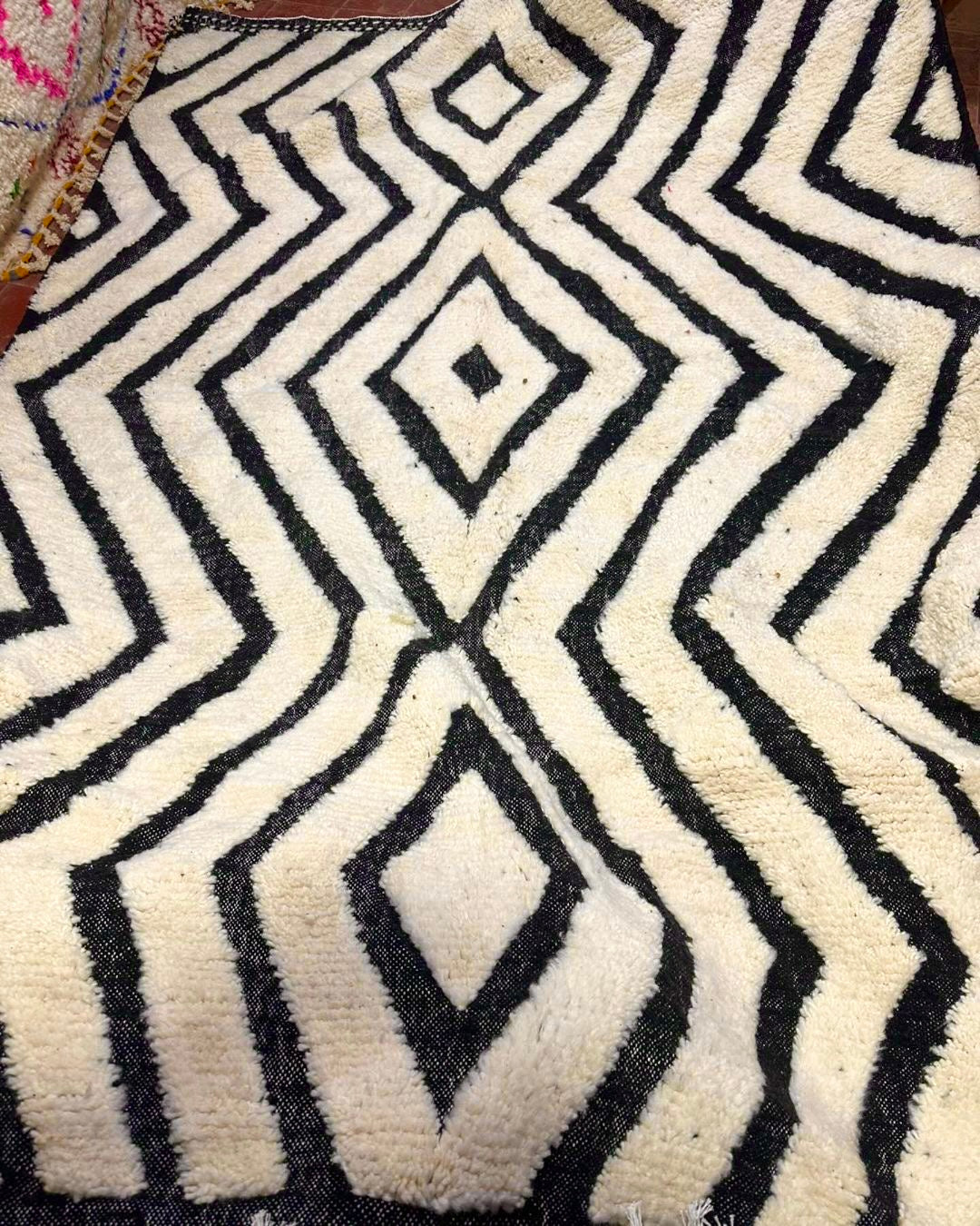Carpet Beni Ouarain Rug LARGE size 300 x 200 cm || 9.84 x 6.56 ft